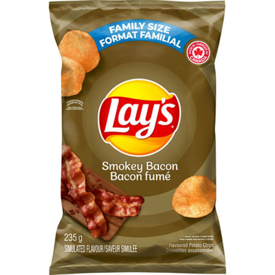 LAYS SMKY BACON FAMILY SIZE