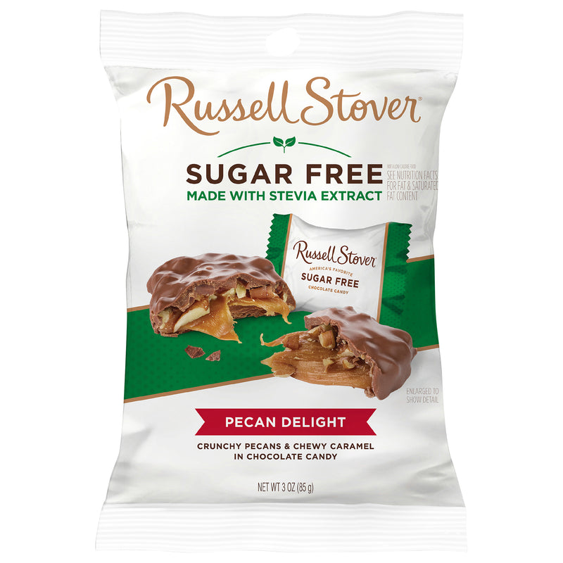 Russell Stover Sugar Free Pecan Delight Chocolate Candy, 85 g