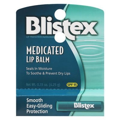 Blistex Medicated Lip Balm Spf 15 Lip Protectant, 4 g