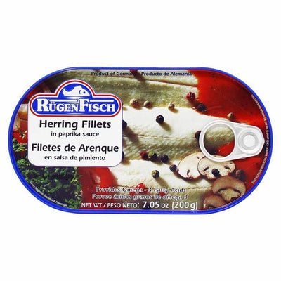 RUGENFISCH HERRING IN PAPRIKA, 200 g