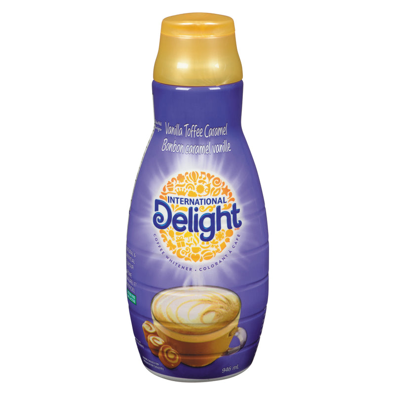 International Delight Vanilla Toffee Caramel Coffee Creamer, 946 mL