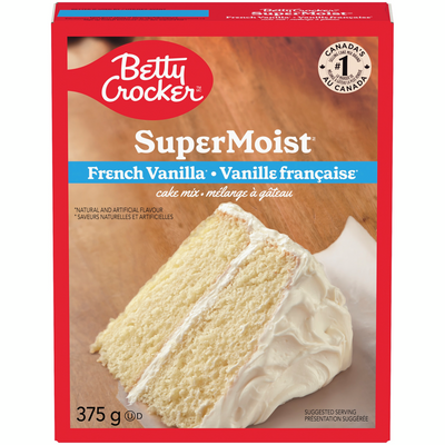 Betty Crocker Super Moist French Vanilla Cake Mix, 375 g