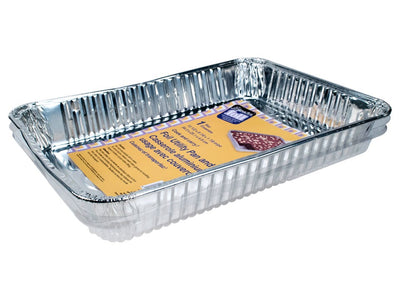 Signature Foil, 13.5IN x 9-7/8IN x 1-7/8IN, Foil Utility Pan with Lid, 1 set