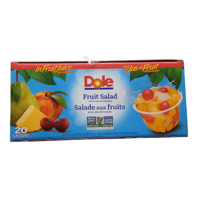 Dole Fruit Salad With Extra Cherries In Fruit Juice, 2.14 L  (20 x 107mL)
