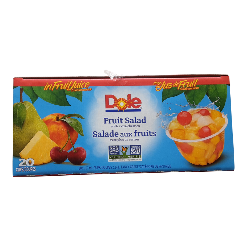 Dole Fruit Salad With Extra Cherries In Fruit Juice, 2.14 L  (20 x 107mL)