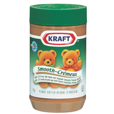 Kraft Smooth Light Peanut Butter, 1 kg