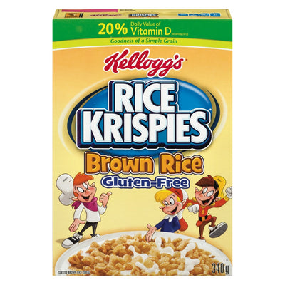 Kellogg's Rice Krispies Brown Rice Gluten-Free, 340 g