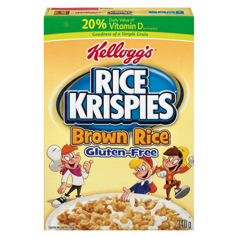 Kellogg's Rice Krispies Brown Rice Gluten-Free, 340 g