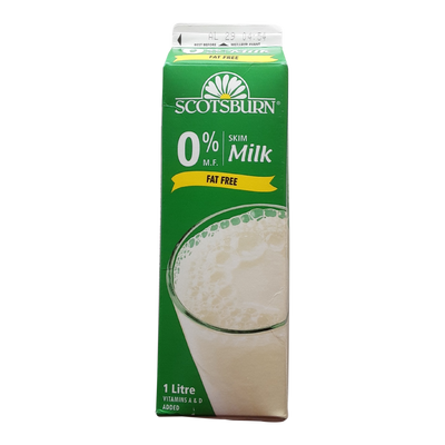 Scotsburn Fat Free Skim Milk, 1L