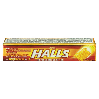 Halls Honey Flavour Cough Tablets, 9 ct