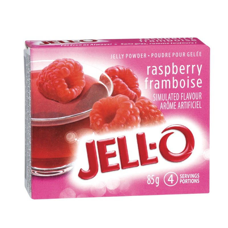 JELL-O Raspberry Jelly Powder, 85 g