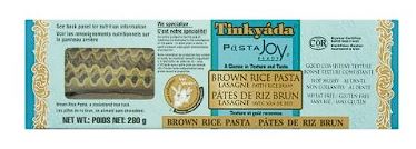 TINKYA LASAGNA BROWN RICE ORG