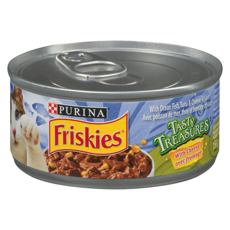 Friskies Tasty Treasures Ocean Whitefish & Tuna, 156g