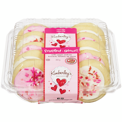 Kimberley's BakeShoppe Frosted Chocolate Soft Sugar Cookies, 383 g