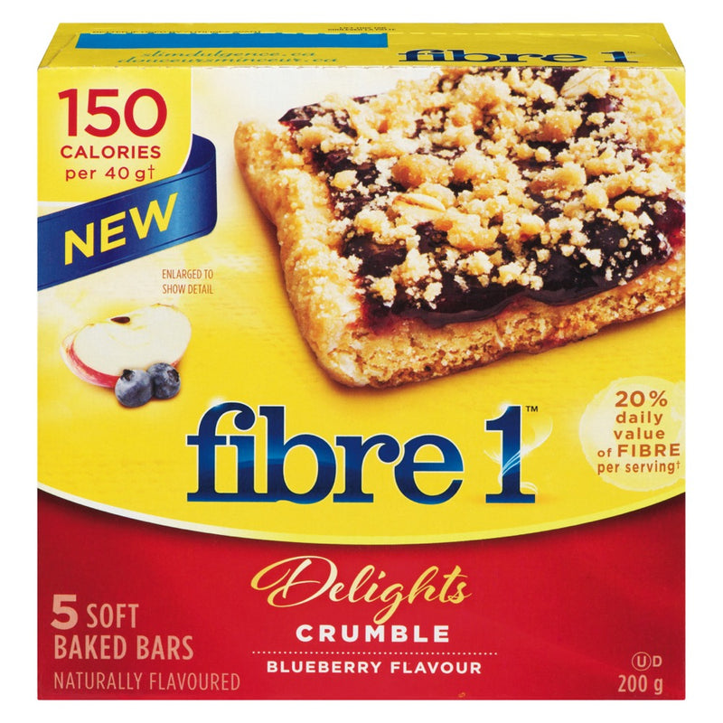 Fibre 1 Delights Crumble Blueberry Flavour, 200 g