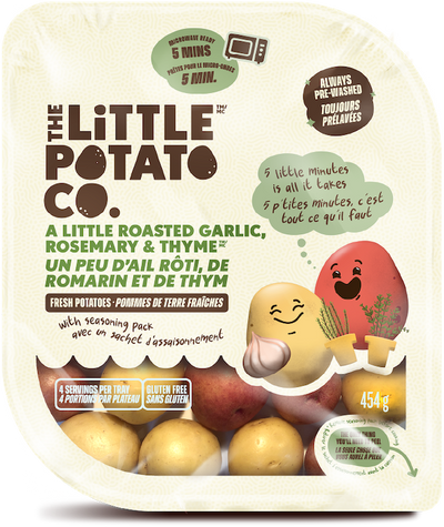 The Little Potato Company Roasted Garlic Potatoes, 454 g