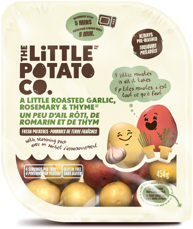 The Little Potato Company Roasted Garlic Potatoes, 454 g