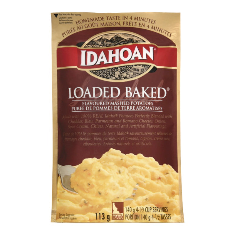 Idahoan Loaded Baked Flavoured Mashed Potatoes, 113 g