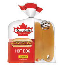 Dempster's Hot Dog Buns, 8pk
