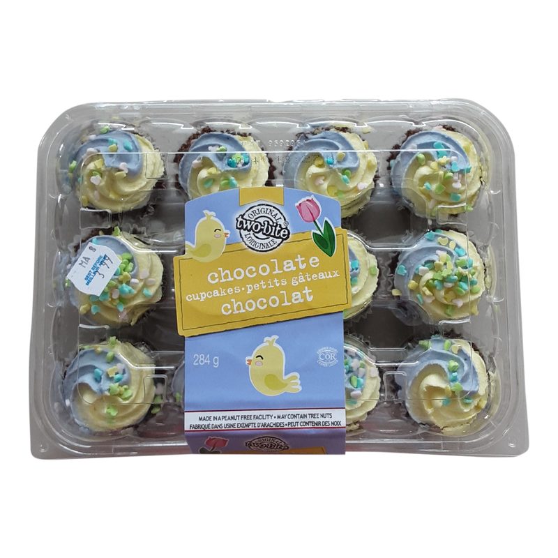 TWO-BITE CUPCAKES SPRING CHOCOLATE, 12 ct