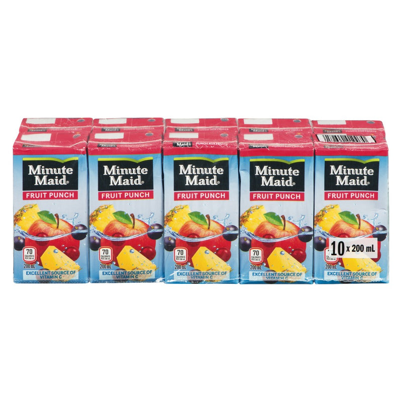 Minute Maid Fruit Punch, 10 x 200 mL
