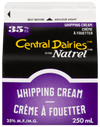 Central Dairies 35% Whipping Cream, 250mL
