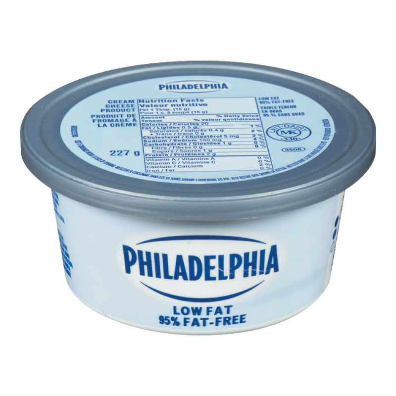 Philadelphia 95% Fat Free Cream Cheese, 227 g