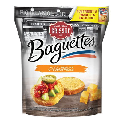Grissol Baguettes Aged Cheddar, 120 g