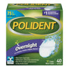 Polident Triple Mint Fresh Overnight Denture Cleaner, 40 ct
