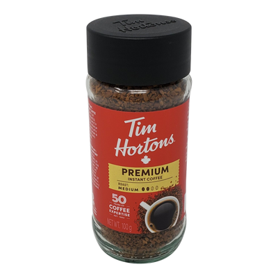 Tim Hortons Premium Medium Roast Instant Coffee, 100 g
