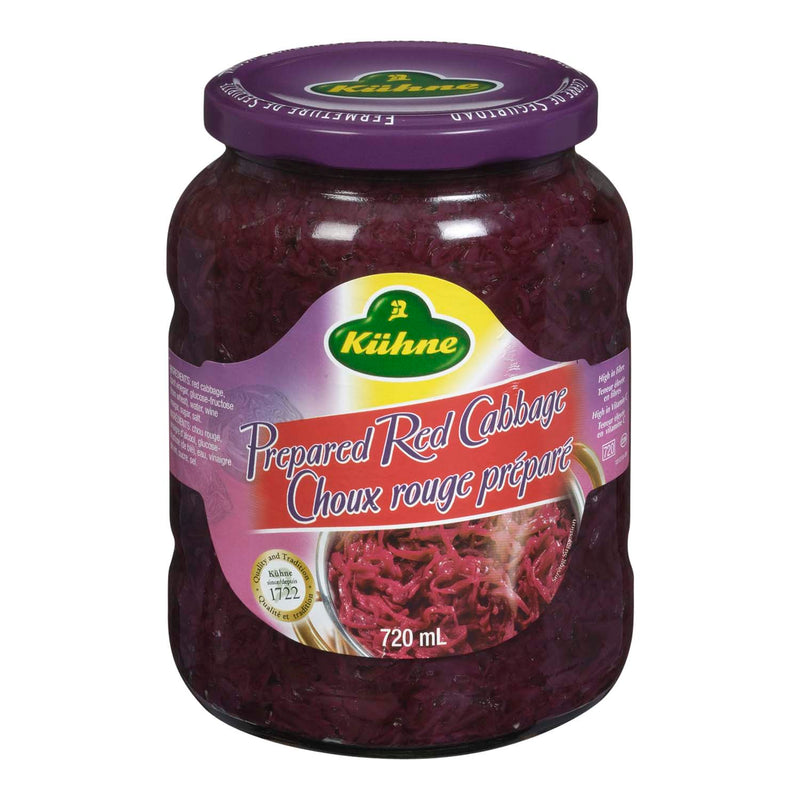 Kiihne Prepared Red Cabbage, 720 mL
