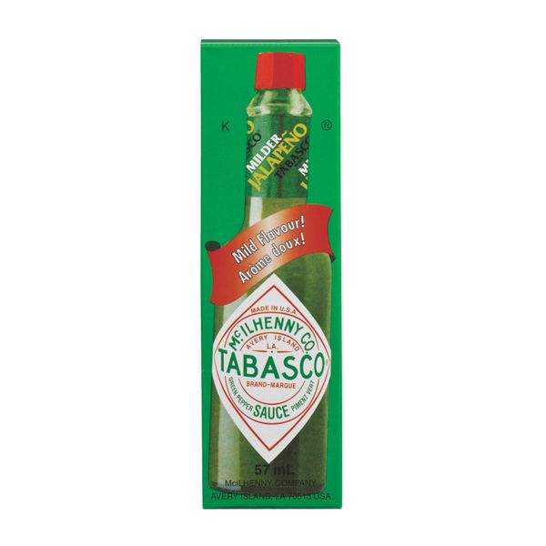 Tabasco Green Pepper Hot Sauce, 57 mL