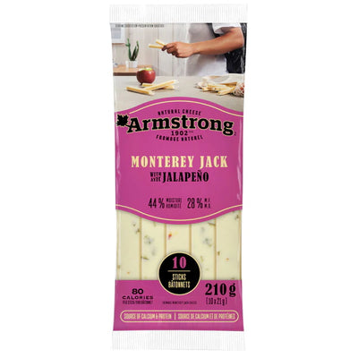 Armstrong Monterey Jack With Jalapeno, 210 g
