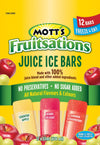 Mott's Fruitsations Juice Ice Bars, 12 ct