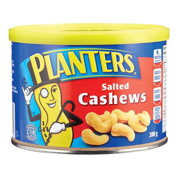Planters Salted Cashews, 200 g
