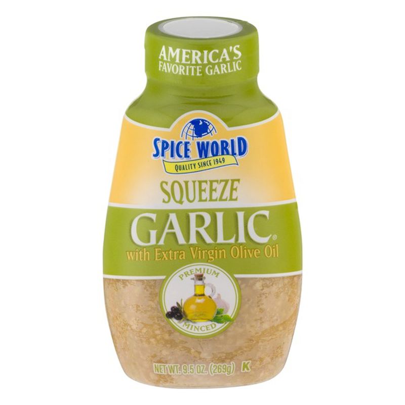 Spice World Minced Garlic With Olive Oil, 269 g