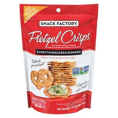 Snack Factory Pretzel Crisps Everything, 200g