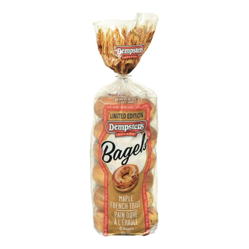 Dempster's Maple French Toast Bagels, 450 g, 6 count