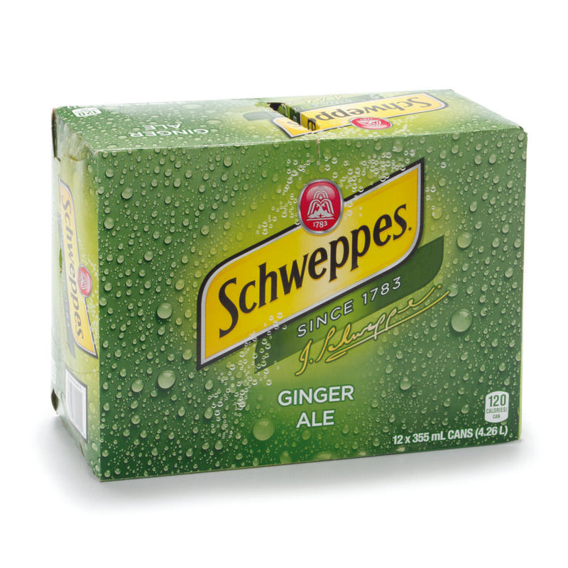 Schweppes Ginger Ale, 12 x 355mL
