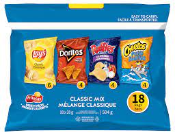 Lays Variety Pack Classic Mix, 18pk