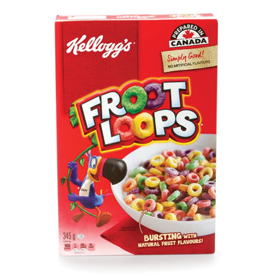Kellogg's Froot Loops Cereal, 345 g