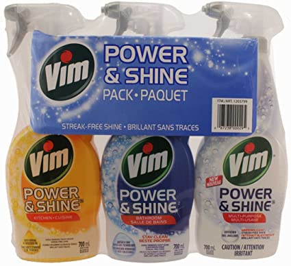 Vim Power & Shine All Purpose Cleaning Variety Pack, 700 mL