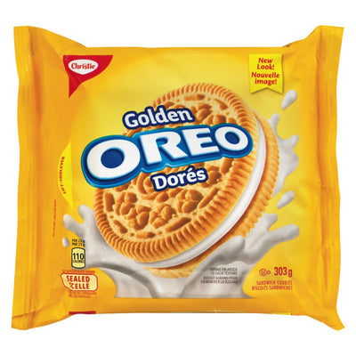 Oreo Golden Sandwich Cookies, 303 g