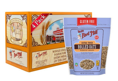 Bob's Red Mill Gluten Free Extra Thick Rolled Oats, 907 g, 4 ct