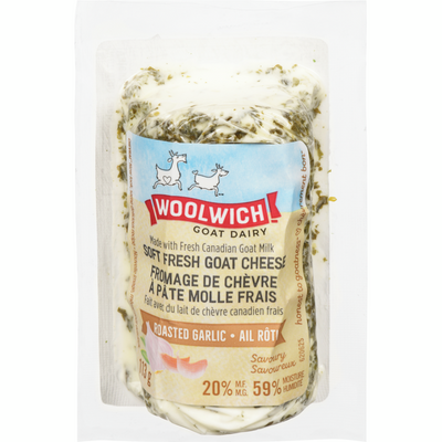 Woolwich Roasted Garlic Soft Goat Cheese, 113 g