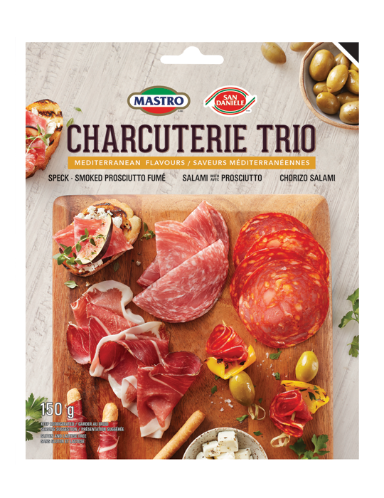 Mastro Charcuterie Trio Mediterranean Flavours 150g