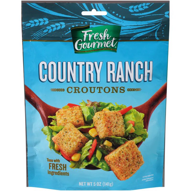 Fresh Gourmet Country Ranch Croutons, 142 g