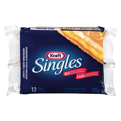 Kraft Singles Cheese Slices, 225g