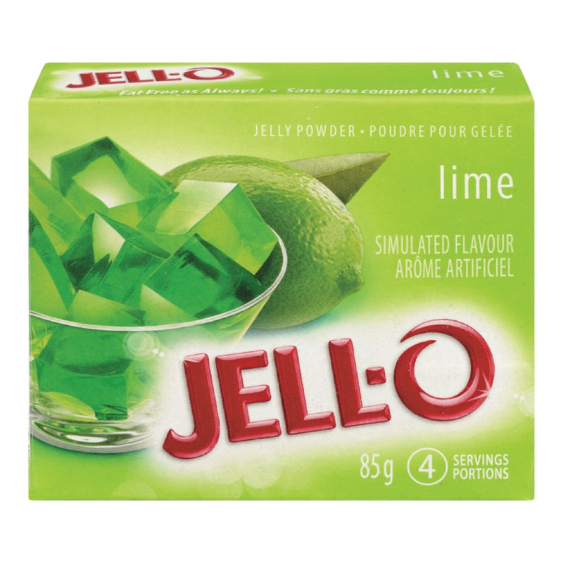 JELL-O Lime Jelly Powder, 85 g