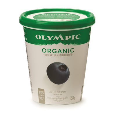 Olympic Organic Blueberry Yogurt, 650 g